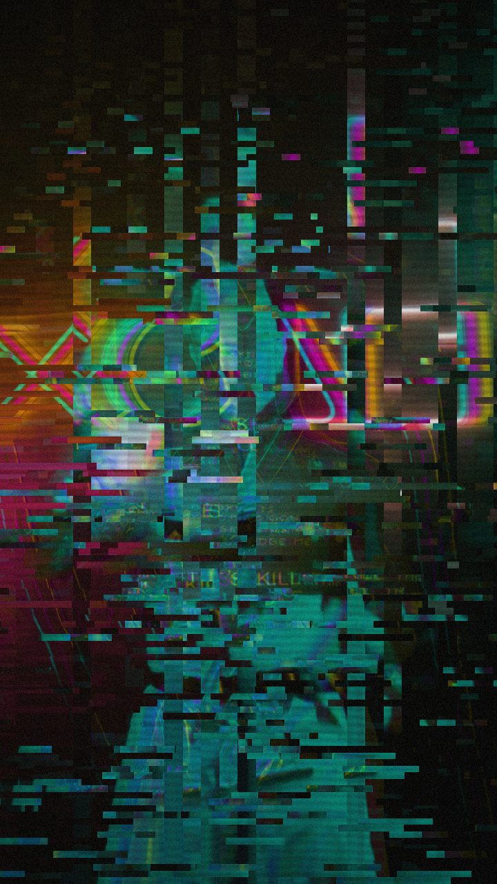 The Cyber Glitch look glitch look applied in Glitchest