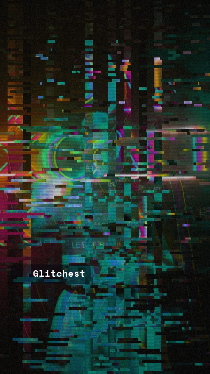 The Cyber Glitch look glitch look applied in Glitchest