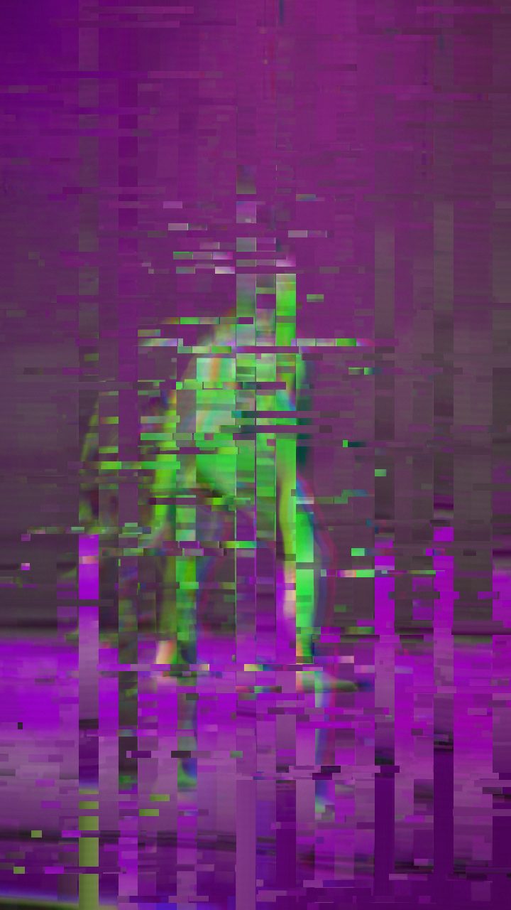 The Datamosh Bloom glitch look applied in Glitchest