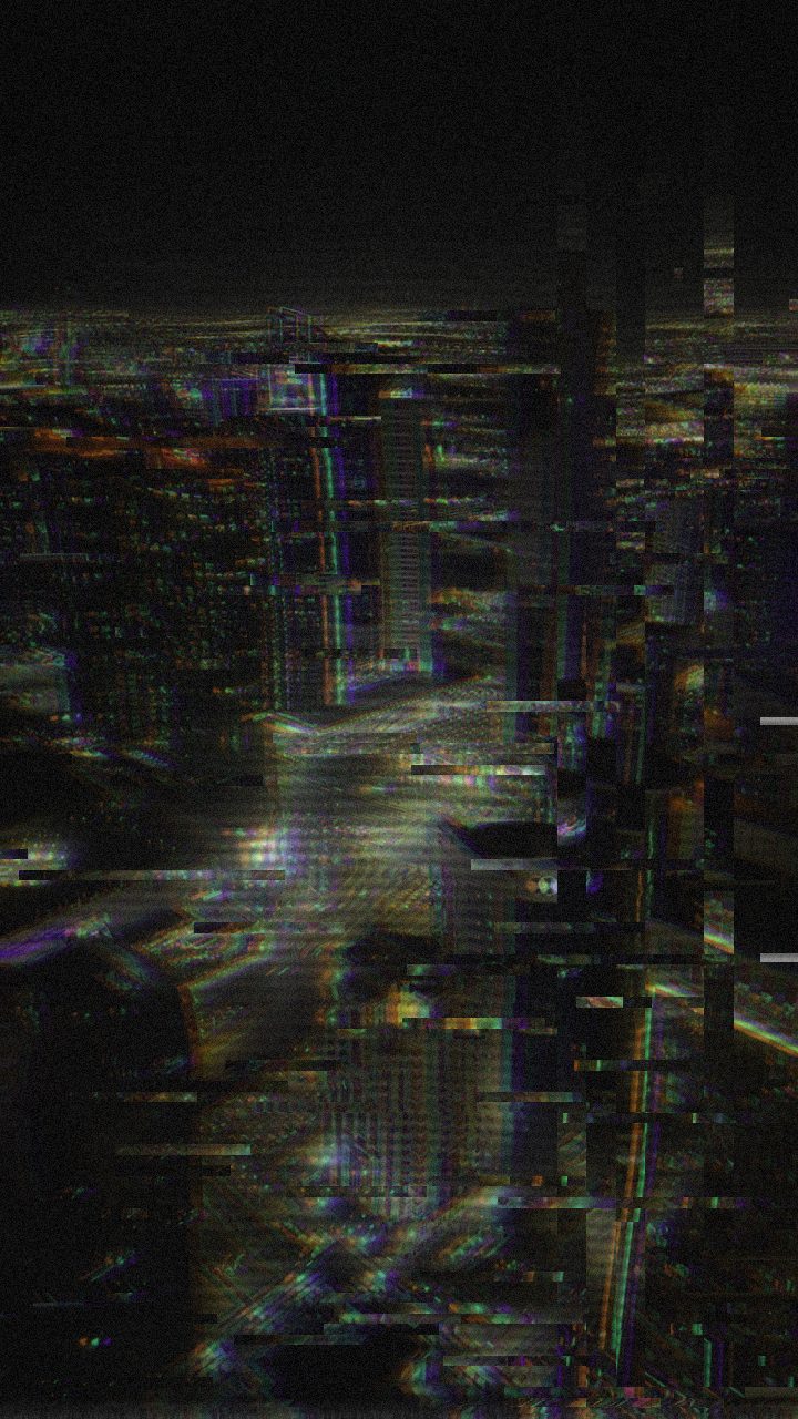 The VHS look glitch look applied in Glitchest