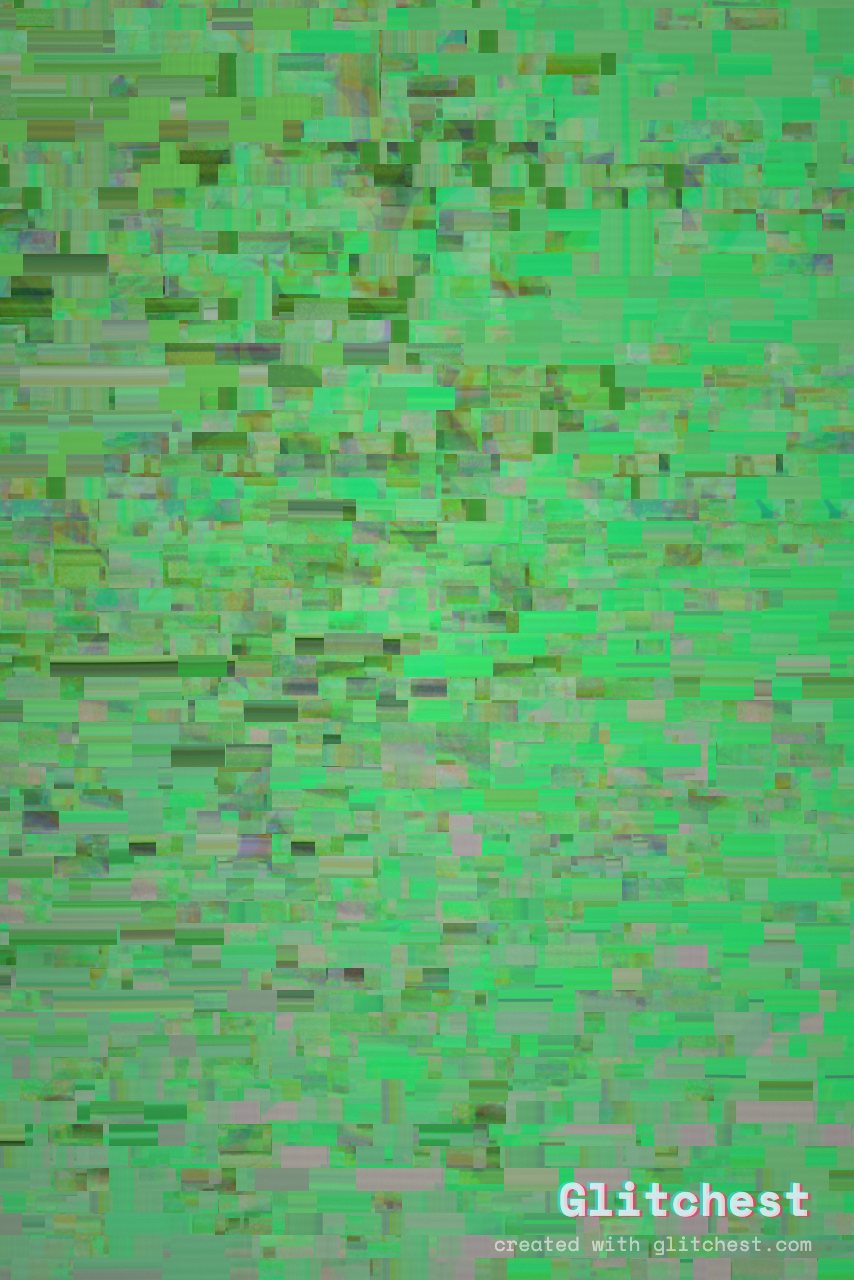Datamosh glitch effect applied to a photo in Glitchest