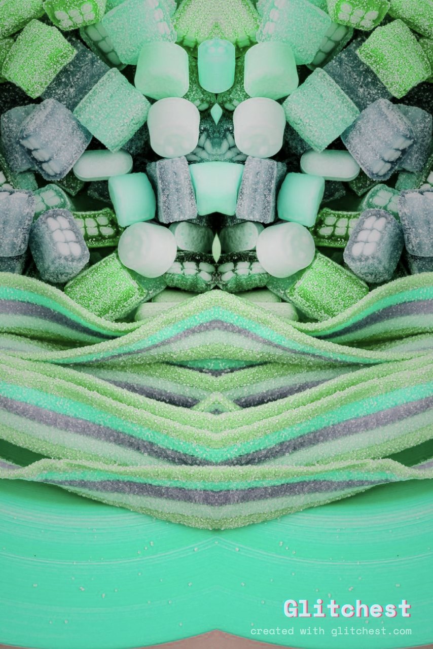 Mirror World glitch effect applied to a photo in Glitchest