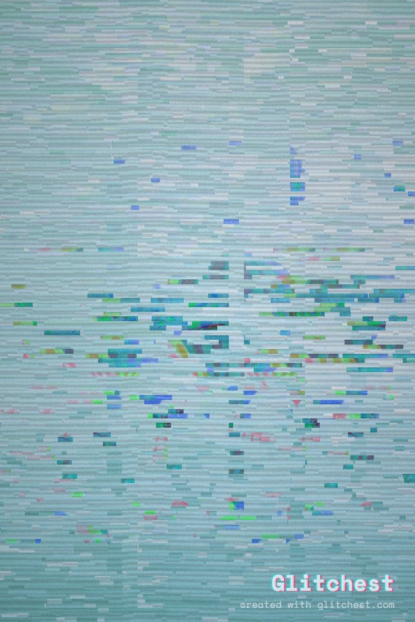 The Cyber Glitch glitch look applied to a photo in Glitchest