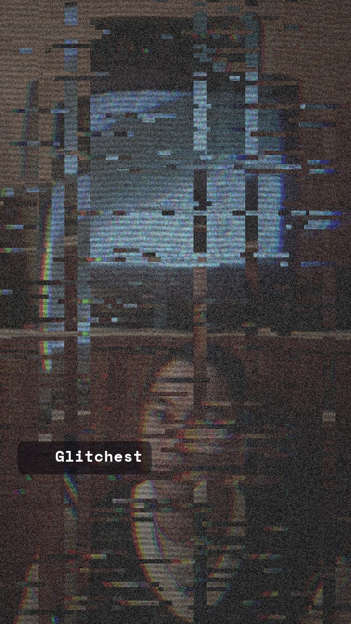 The Signal Interference glitch look applied in Glitchest
