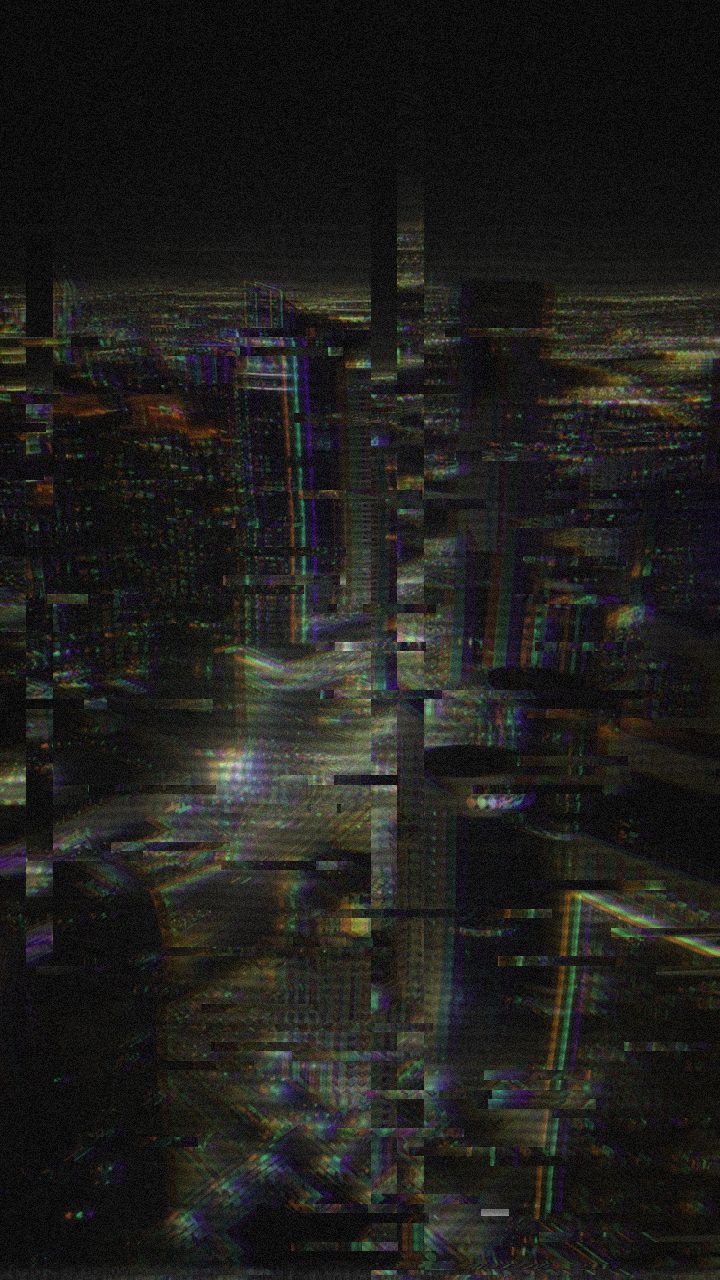 The VHS look glitch look applied in Glitchest